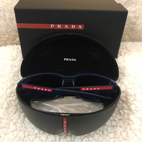Authentic PRADA sunglasses for men NEW in case & gift set LUXURY BRAND GIFT - Picture 9 of 15